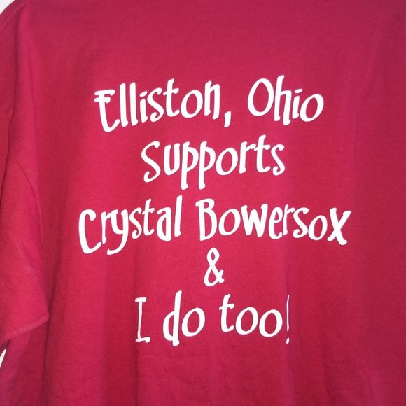 * RARE * CRYSTAL BOWERSOX T-SHIRT XL American Idol - Picture 3 of 4